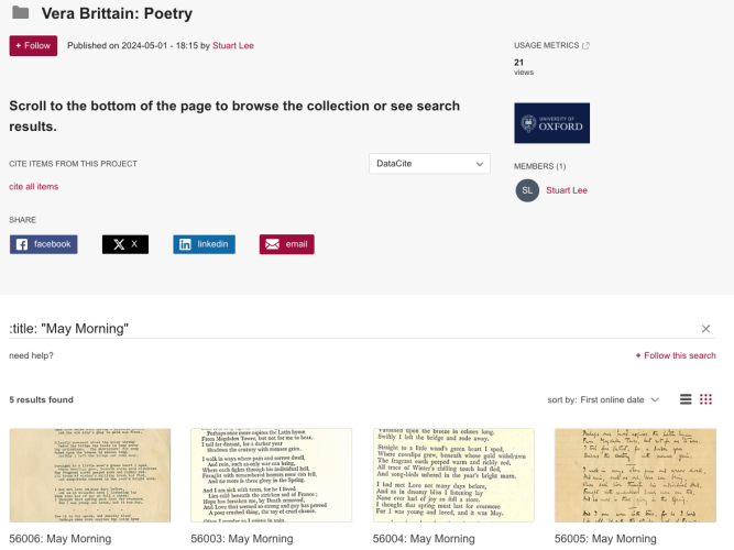 Vera Brittain SDS Guide